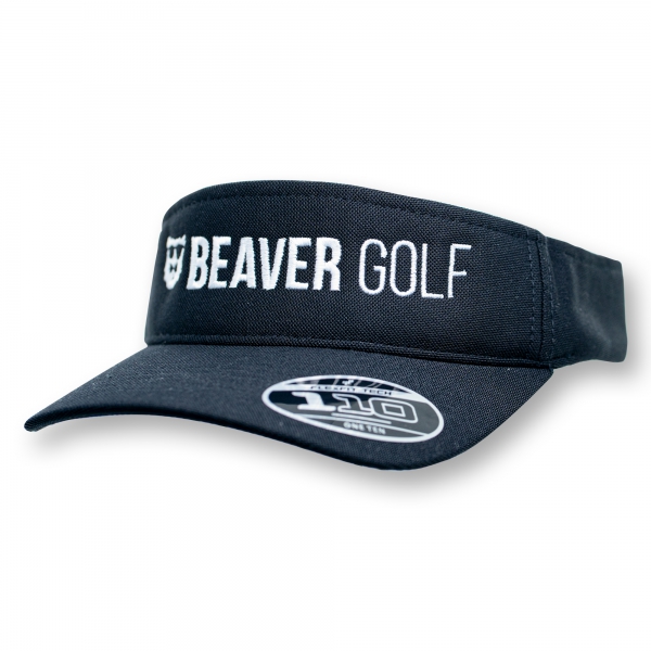 BEAVER CAP Premium Curved Visor (Schwarz)