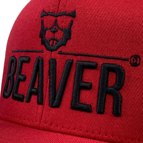 BEAVER Cap Premium Flat (Red Velvet)