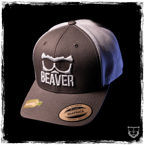 BEAVER Trucker Snapback Cap 'grau'