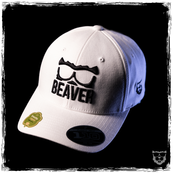 BEAVER Curved Snapback 'weiß'