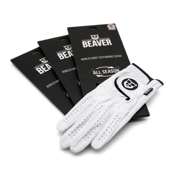 BEAVER GOLF Gant de golf ALL SEASON ULTRA SeasonPack (3x) 'White Clouds'