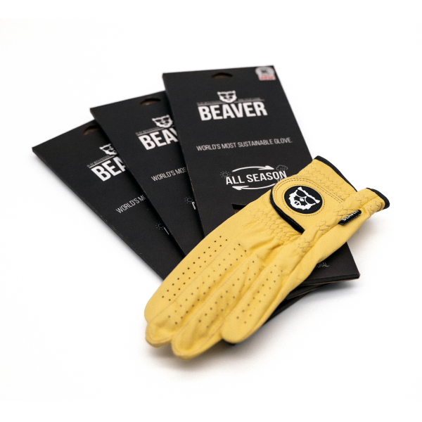 BEAVER GOLF Golfhandschuh ALL SEASON ULTRA SeasonPack (3x) 'Sunshine Yellow'