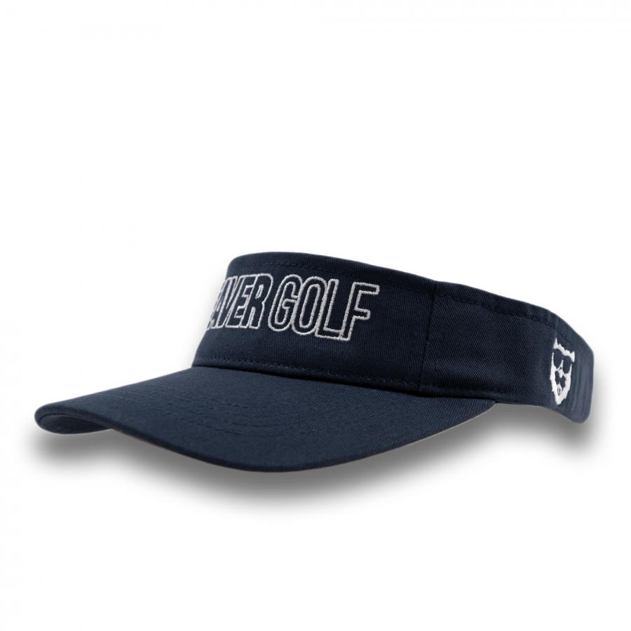 BEAVER CAP Premium Curved Visor (Blue)