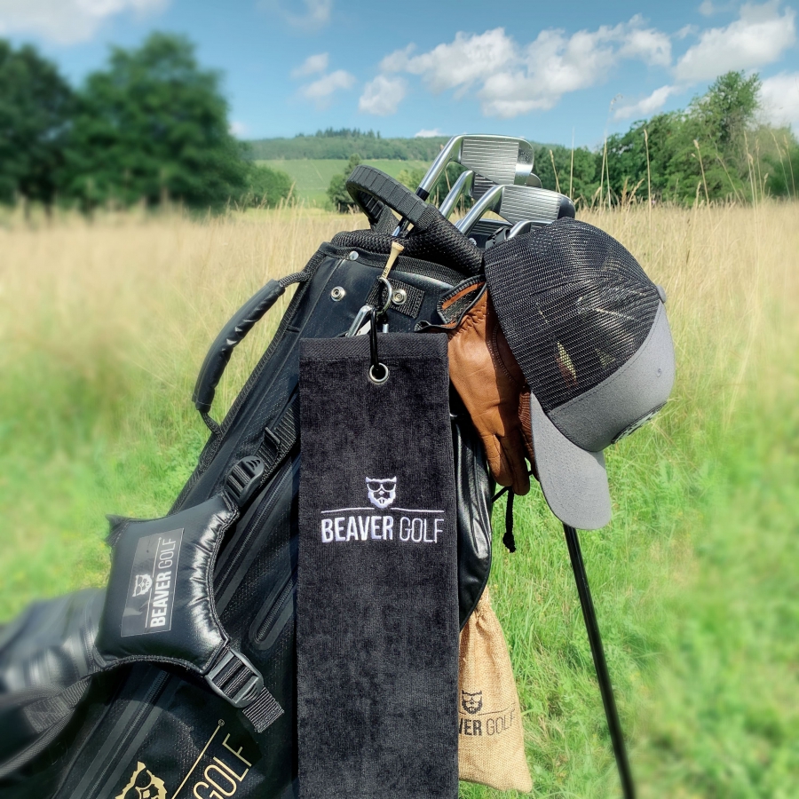 The BEAVER Cotton Golf Towel - for a clean game