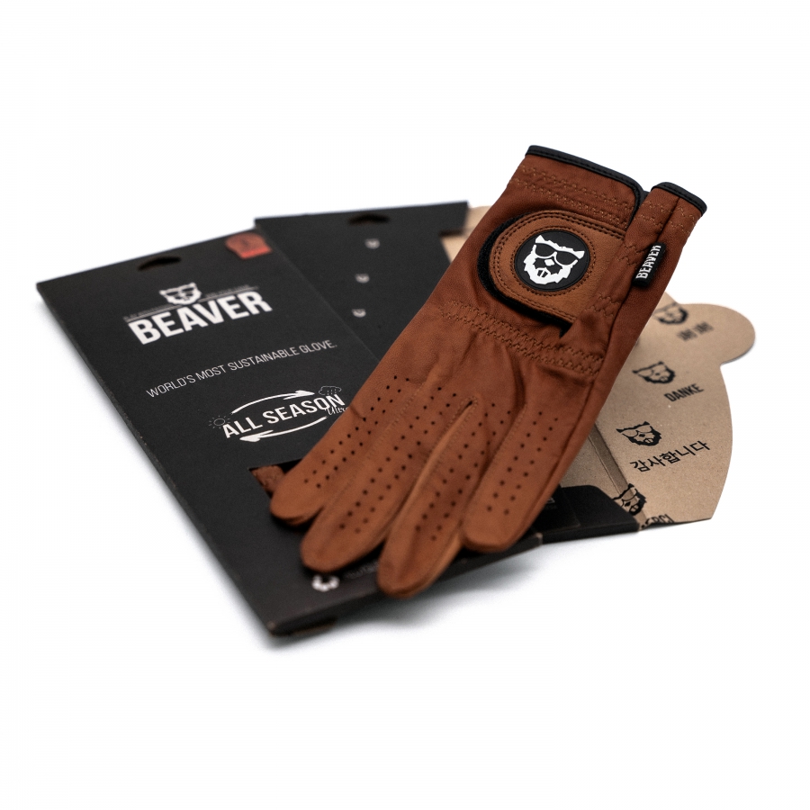 BEAVER GOLF Golfhandschuh ALL SEASON ULTRA 'Cognac Brown'