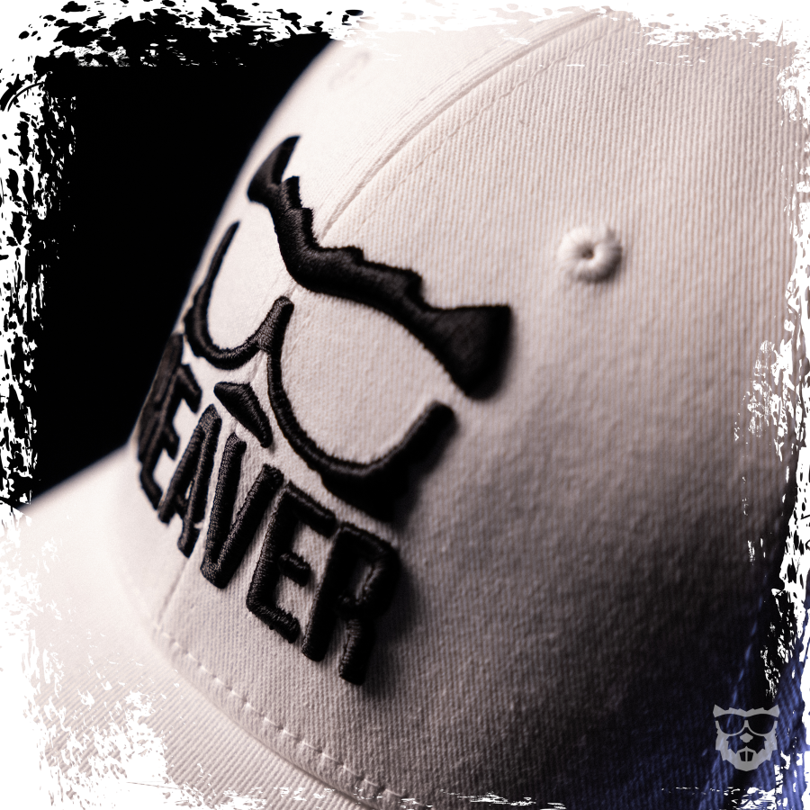 BEAVER Curved Snapback 'weiß'