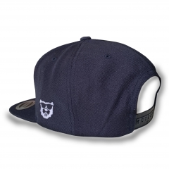 BEAVER CAP Premium Flat Snapback (Navy)