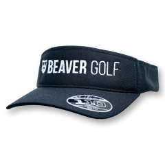 BEAVER CAP Premium Curved Visor (Schwarz)