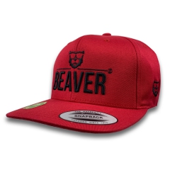 BEAVER Cap Premium Flat (Red Velvet)