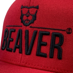 BEAVER Cap Premium Flat (Red Velvet)