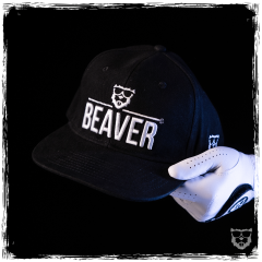 BEAVER Bio-Flat Snapback 'schwarz'