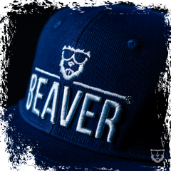 BEAVER Bio-Flat Snapback 'bleu'