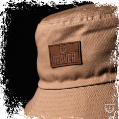 BEAVER Bucket Hat 'sable/blanc'